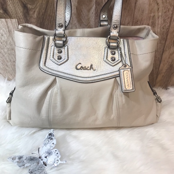Coach Handbags - Sac à main en cuir véritable COACH